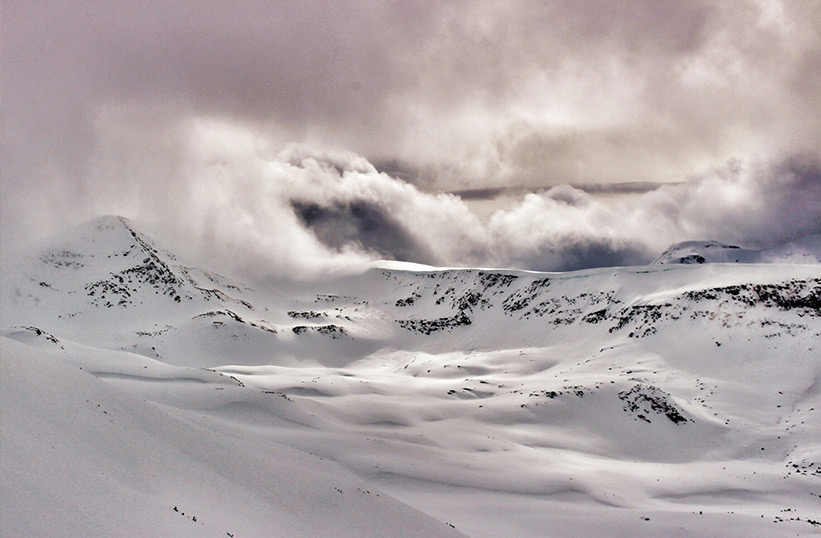 Simpson valley in the winter