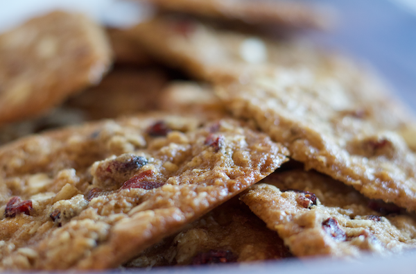 Cookies fresh baked at the Mallard Mountain Lodge 