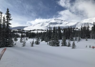 ski touring snowboard touring backcountry powder snow helicopter access remote exclusive Canadian Adventure Company Mallard Mountain Lodge British Columbia Rockies Canadian Rockies