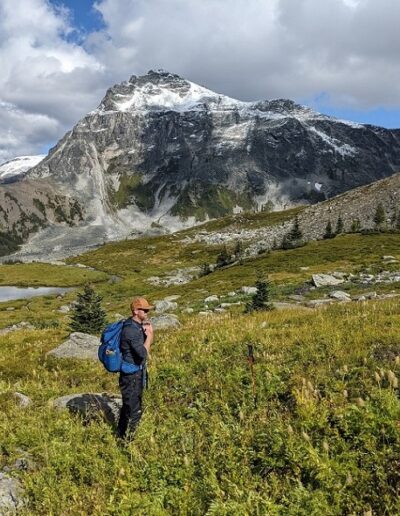 alpine hiking backcountry helicopter access remote exclusive Canadian Adventure Company Mallard Mountain Lodge British Columbia Rockies Canadian Rockies