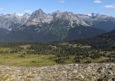 alpine hiking backcountry helicopter access remote exclusive Canadian Adventure Company Mallard Mountain Lodge British Columbia Rockies Canadian Rockies