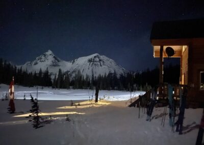 night stars at Mallard Mountain Lodge
